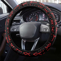 Vikings from Yorkshire Steering Wheel Cover Red Spirit of Jorvik - Wonder Print Shop