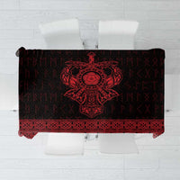 Vikings from Yorkshire Tablecloth Red Spirit of Jorvik - Wonder Print Shop