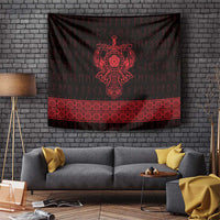 Vikings from Yorkshire Tapestry Red Spirit of Jorvik - Wonder Print Shop