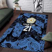 Custom Yorkshire Vikings Heritage Pride Area Rug White Rose of Yorkshire - Wonder Print Shop