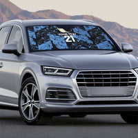 Custom Yorkshire Vikings Heritage Pride Auto Sun Shade White Rose of Yorkshire - Wonder Print Shop