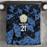 Custom Yorkshire Vikings Heritage Pride Bedding Set White Rose of Yorkshire - Wonder Print Shop