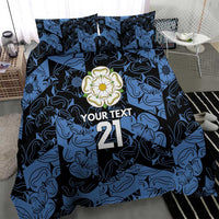 Custom Yorkshire Vikings Heritage Pride Bedding Set White Rose of Yorkshire - Wonder Print Shop