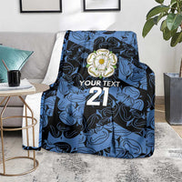 Custom Yorkshire Vikings Heritage Pride Blanket White Rose of Yorkshire - Wonder Print Shop