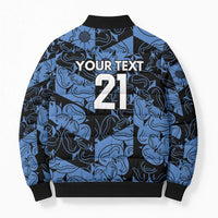 Custom Yorkshire Vikings Heritage Pride Bomber Puffer Jacket White Rose of Yorkshire - Wonder Print Shop