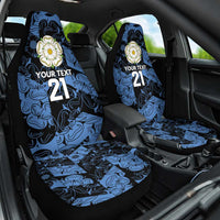 Custom Yorkshire Vikings Heritage Pride Car Seat Cover White Rose of Yorkshire - Wonder Print Shop