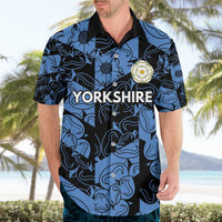Custom Yorkshire Vikings Heritage Pride Hawaiian Shirt White Rose of Yorkshire - Wonder Print Shop