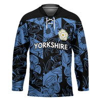 Custom Yorkshire Vikings Heritage Pride Hockey Jersey White Rose of Yorkshire - Wonder Print Shop