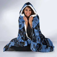 Custom Yorkshire Vikings Heritage Pride Hooded Blanket White Rose of Yorkshire - Wonder Print Shop