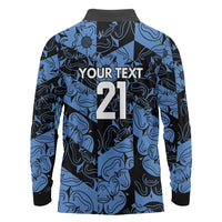 Custom Yorkshire Vikings Heritage Pride Long Sleeve Polo Shirt White Rose of Yorkshire - Wonder Print Shop