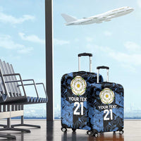 Custom Yorkshire Vikings Heritage Pride Luggage Cover White Rose of Yorkshire - Wonder Print Shop