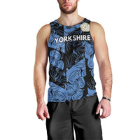 Custom Yorkshire Vikings Heritage Pride Men Tank Top White Rose of Yorkshire - Wonder Print Shop