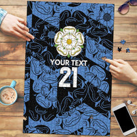 Custom Yorkshire Vikings Heritage Pride Puzzle White Rose of Yorkshire - Wonder Print Shop