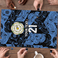 Custom Yorkshire Vikings Heritage Pride Puzzle White Rose of Yorkshire - Wonder Print Shop