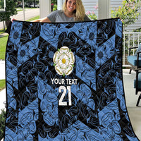 Custom Yorkshire Vikings Heritage Pride Quilt White Rose of Yorkshire - Wonder Print Shop