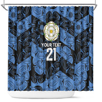 Custom Yorkshire Vikings Heritage Pride Shower Curtain White Rose of Yorkshire - Wonder Print Shop