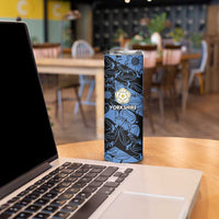 Custom Yorkshire Vikings Heritage Pride Skinny Tumbler White Rose of Yorkshire - Wonder Print Shop