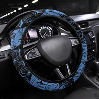 Yorkshire Vikings Heritage Pride Steering Wheel Cover White Rose of Yorkshire - Wonder Print Shop
