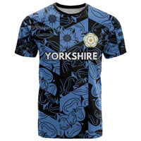Custom Yorkshire Vikings Heritage Pride T Shirt White Rose of Yorkshire - Wonder Print Shop