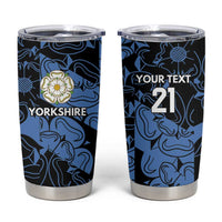 Custom Yorkshire Vikings Heritage Pride Tumbler Cup White Rose of Yorkshire - Wonder Print Shop