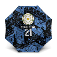 Custom Yorkshire Vikings Heritage Pride Umbrella White Rose of Yorkshire - Wonder Print Shop