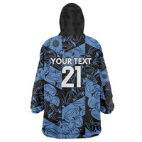 Custom Yorkshire Vikings Heritage Pride Wearable Blanket Hoodie White Rose of Yorkshire - Wonder Print Shop