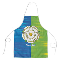 Yorkshire Heritage Personalized Apron East Yorkshire White Rose - Wonder Print Shop