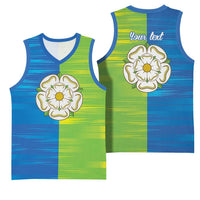 Yorkshire Heritage Personalized Basketball Jersey East Yorkshire White Rose - Wonder Print Shop