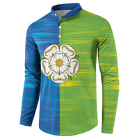 Yorkshire Heritage Personalized Button Sweatshirt East Yorkshire White Rose - Wonder Print Shop