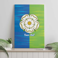 Yorkshire Heritage Personalized Canvas Wall Art East Yorkshire White Rose - Wonder Print Shop
