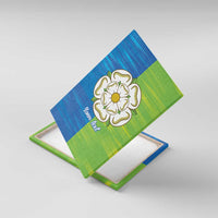 Yorkshire Heritage Personalized Canvas Wall Art East Yorkshire White Rose - Wonder Print Shop