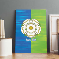 Yorkshire Heritage Personalized Canvas Wall Art East Yorkshire White Rose - Wonder Print Shop