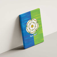Yorkshire Heritage Personalized Canvas Wall Art East Yorkshire White Rose - Wonder Print Shop