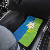 Yorkshire Heritage Personalized Car Mats East Yorkshire White Rose - Wonder Print Shop