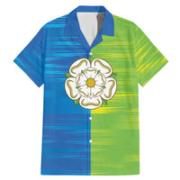 Yorkshire Heritage Personalized Family Matching Mermaid Dress and Hawaiian Shirt East Yorkshire White Rose - Wonder Print Shop