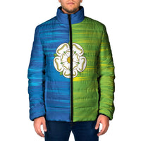 Yorkshire Heritage Personalized Padded Jacket East Yorkshire White Rose - Wonder Print Shop