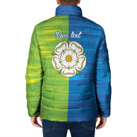 Yorkshire Heritage Personalized Padded Jacket East Yorkshire White Rose - Wonder Print Shop