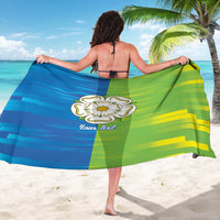 Yorkshire Heritage Personalized Sarong East Yorkshire White Rose - Wonder Print Shop