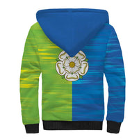 Yorkshire Heritage Personalized Sherpa Hoodie East Yorkshire White Rose - Wonder Print Shop