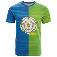 Yorkshire Heritage Personalized T Shirt East Yorkshire White Rose - Wonder Print Shop