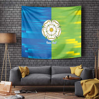 Yorkshire Heritage Personalized Tapestry East Yorkshire White Rose - Wonder Print Shop