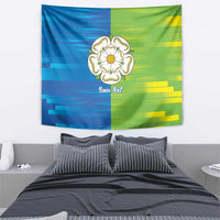 Yorkshire Heritage Personalized Tapestry East Yorkshire White Rose - Wonder Print Shop