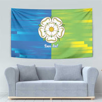 Yorkshire Heritage Personalized Tapestry East Yorkshire White Rose - Wonder Print Shop