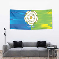 Yorkshire Heritage Personalized Tapestry East Yorkshire White Rose - Wonder Print Shop