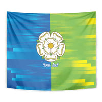 Yorkshire Heritage Personalized Tapestry East Yorkshire White Rose - Wonder Print Shop