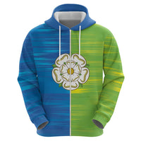 Yorkshire Heritage Personalized Zip Hoodie East Yorkshire White Rose - Wonder Print Shop