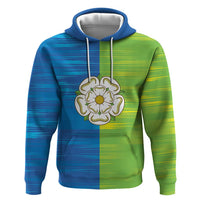 Yorkshire Heritage Personalized Zip Hoodie East Yorkshire White Rose - Wonder Print Shop