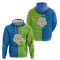 Yorkshire Heritage Personalized Zip Hoodie East Yorkshire White Rose - Wonder Print Shop