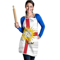Yorkshire Heritage Personalized Apron West Yorkshire White Rose - Wonder Print Shop