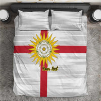 Yorkshire Heritage Personalized Bedding Set West Yorkshire White Rose - Wonder Print Shop